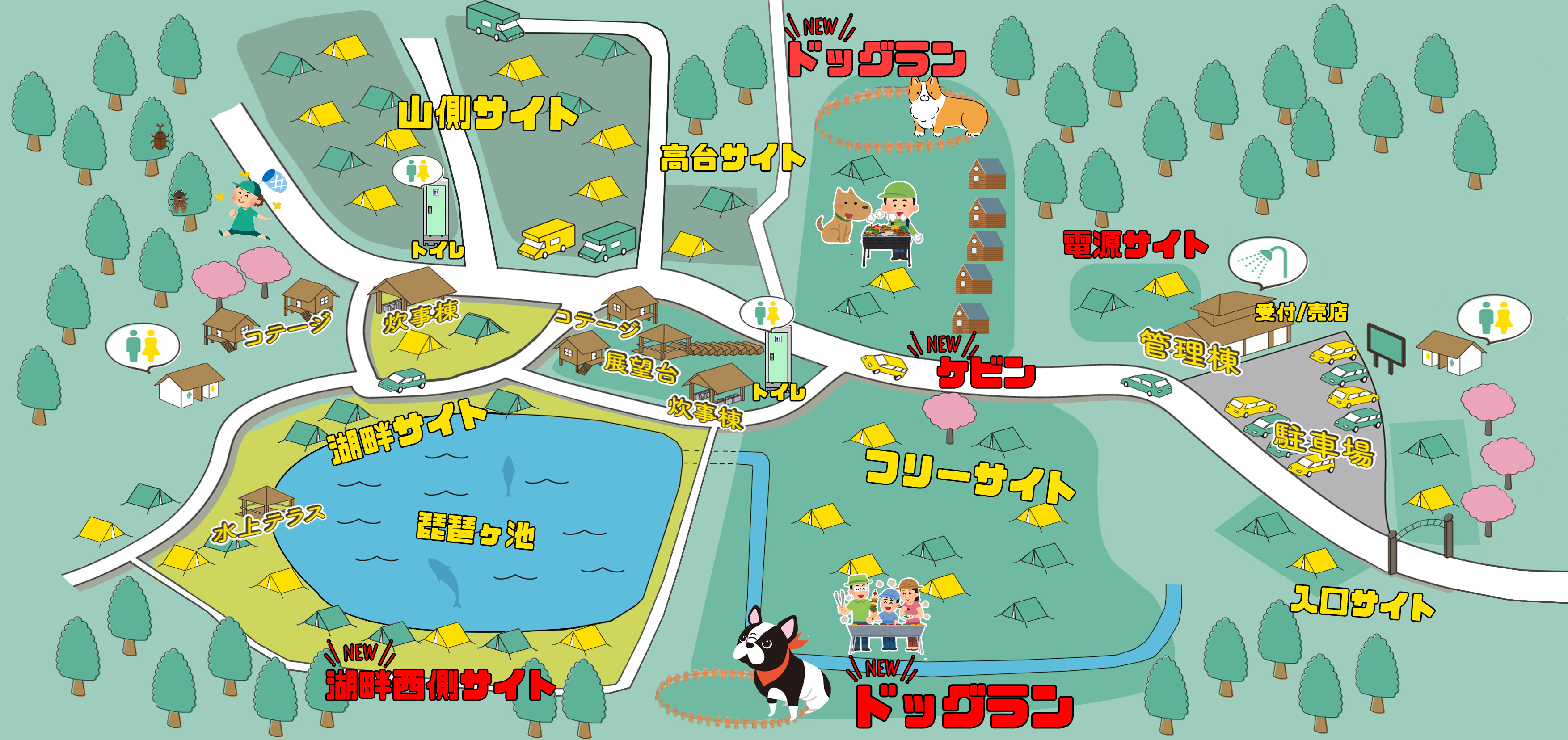 フォレスタ広島のマップ画像